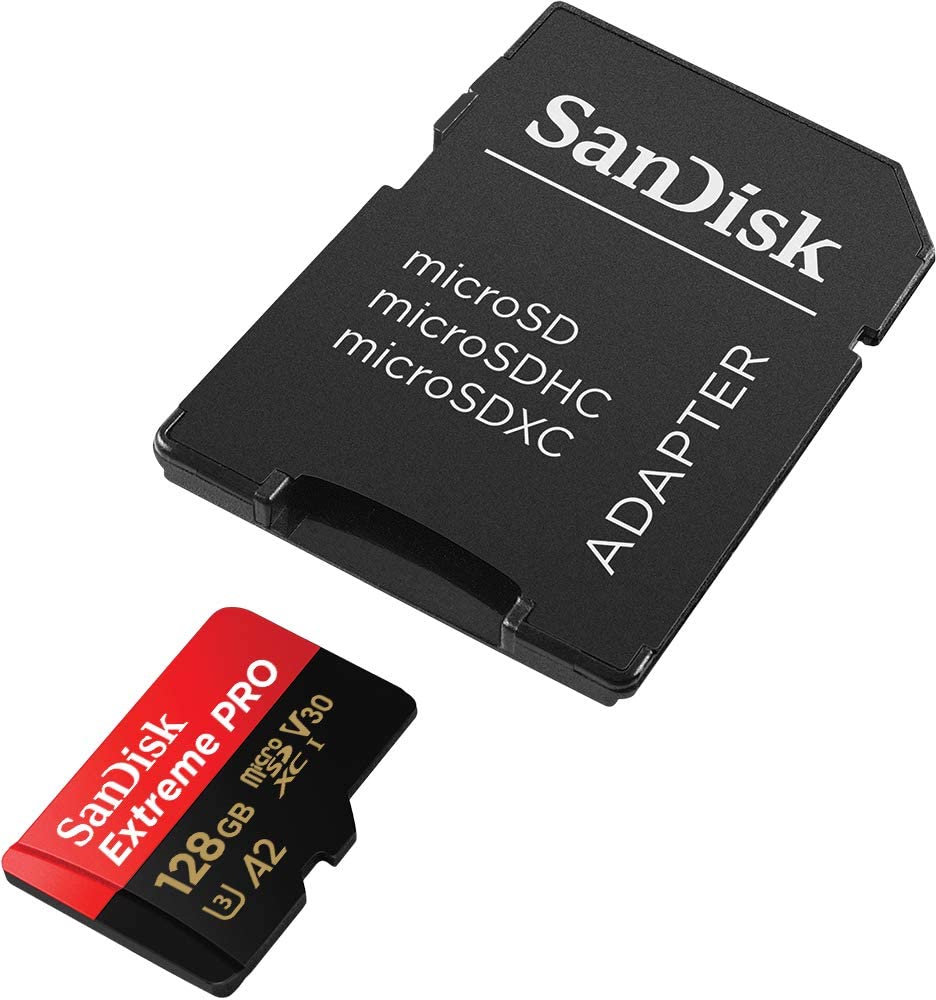 SanDisk 128GB Ultra UHS-I microSDXC Memory Card with SD Adapter
