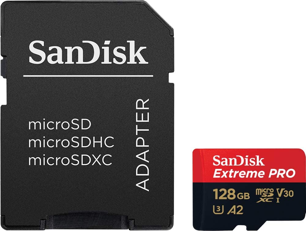 SanDisk 128GB Ultra UHS-I microSDXC Memory Card with SD Adapter