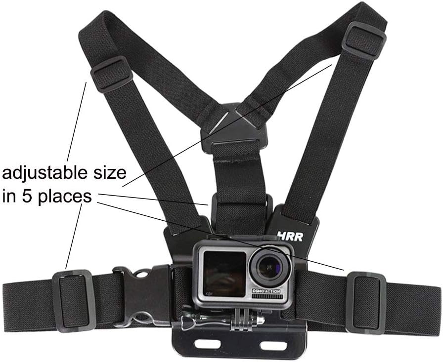 PellKing Mobile Phone Chest Strap Mount,Harness Strap Holder Universal Cell Phone Clip for Action Camera POV Compatible with Gopro Akaso Samsung iPhone etc