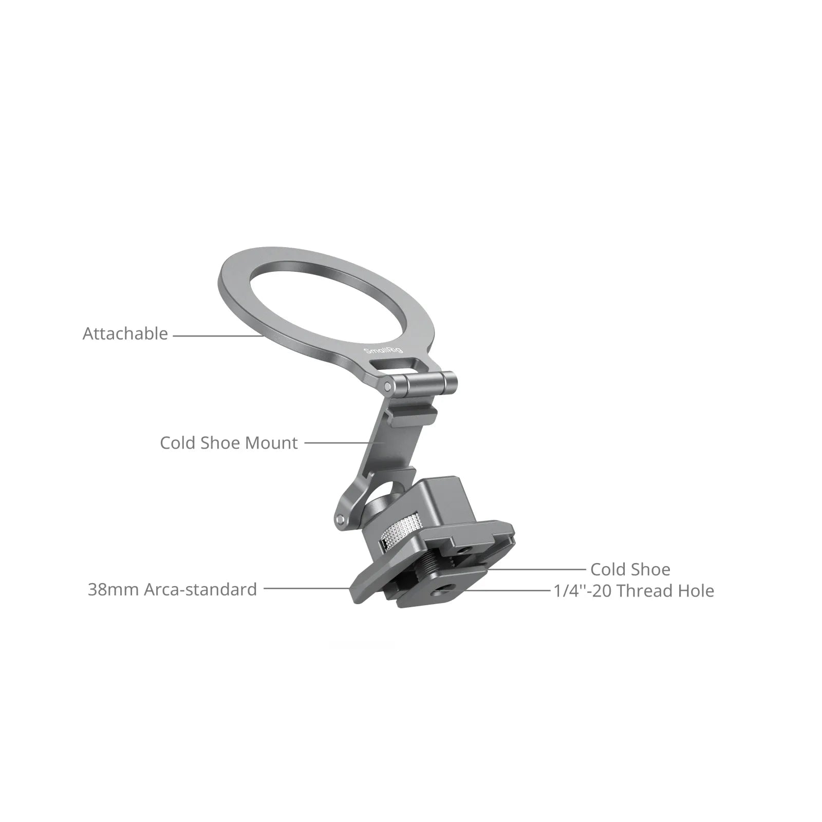 SmallRig Arca-Standard Phone Support with Cold Shoe Mount