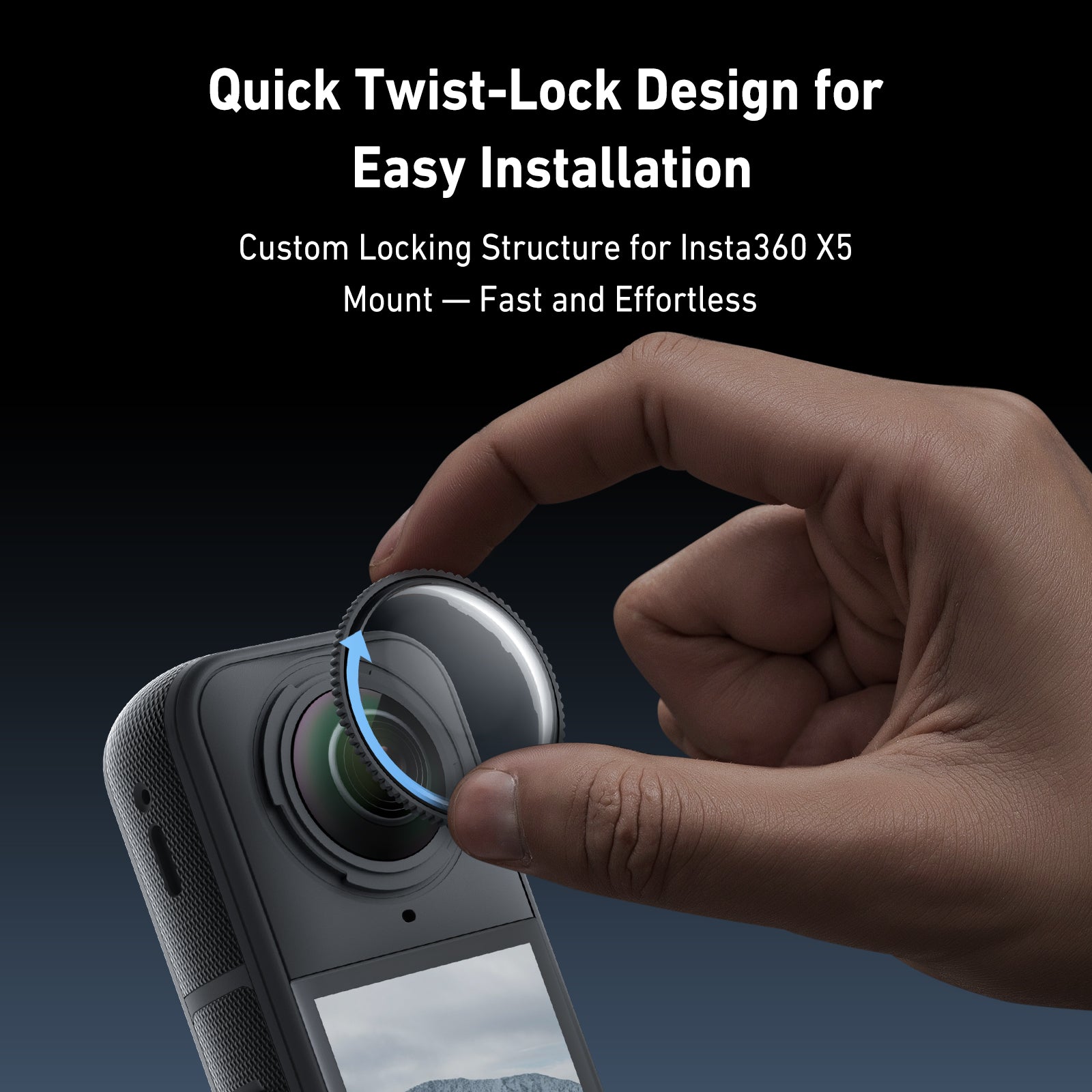 Telesin Dual Lens Protection Set For Insta360 X5