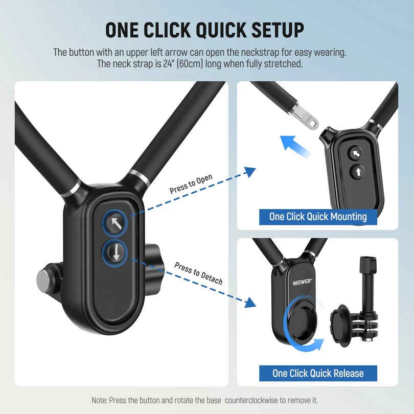 NEEWER GP-16 Magnetic Phone and action camera Neck Mount
