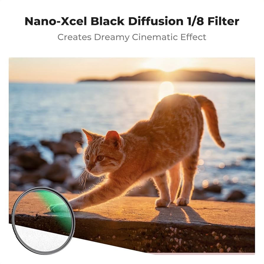 Black Mist Filter 1/8 Special Effects Filter Nano-Xcel Series