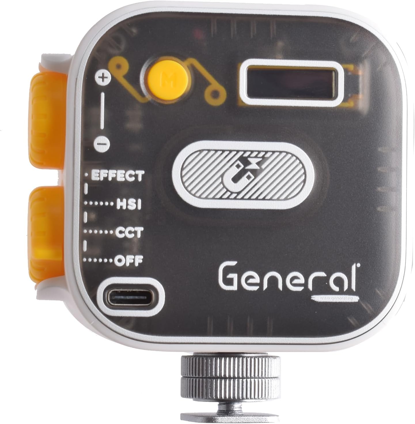General Led6RGB Video Led Light 18W 2500K-9900K – White