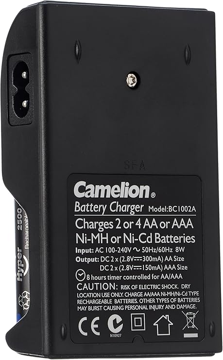 Chameleon Plug Charger Batteries 2500mAh