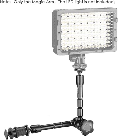 Neewer Adjustable Friction Power Articulating Magic Arm for DSLR Camera Rig/LCD/DV Monitor/LED Lights/Flash Light