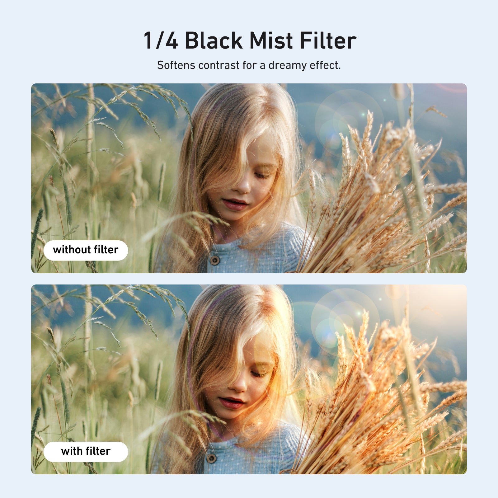 TELESIN 67mm Phone Lens Filter
