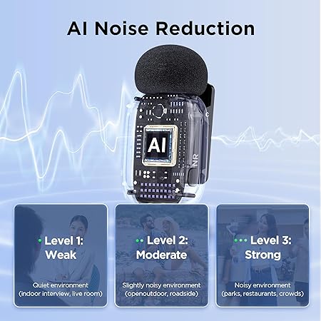 BOYA mini 16  Wireless Microphone System with Lightning Connector for iOS Devices (2.4 GHz, Black)