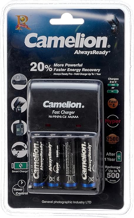 Chameleon Plug Charger Batteries 2500mAh