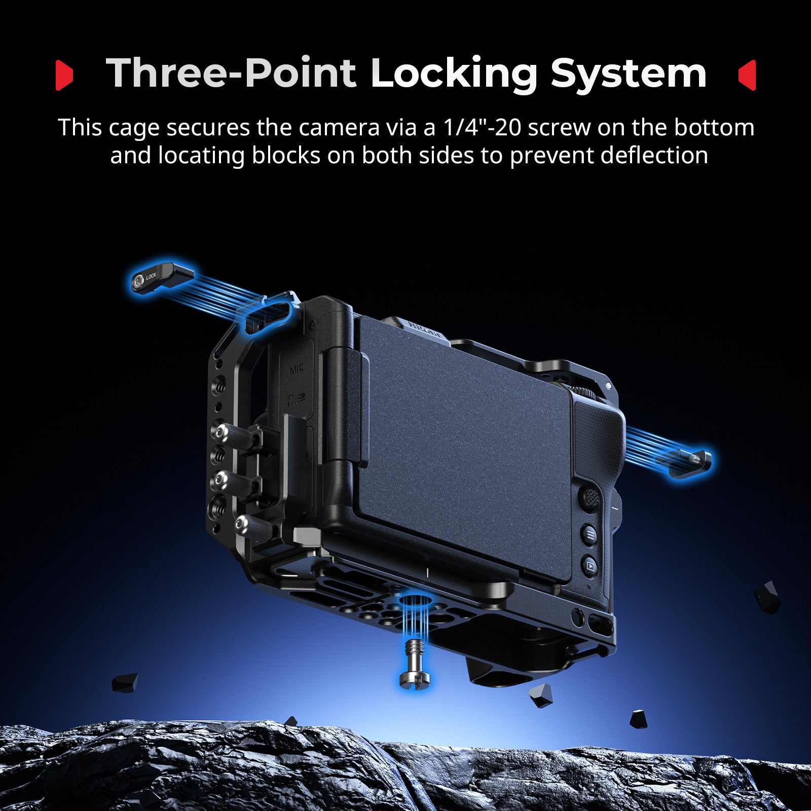 Cage Kit for Nikon ZR : Advance Cage Kit with Top and Side Handles