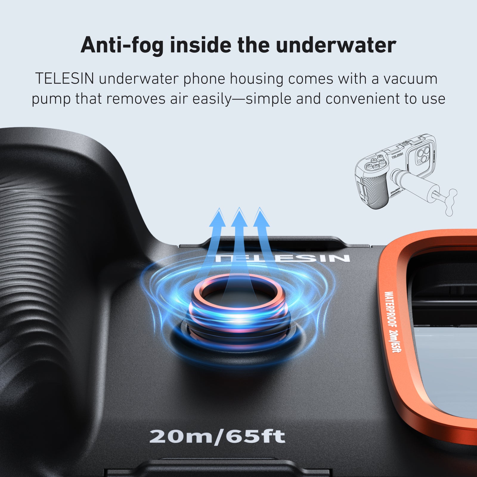 TELESIN Underwater Diving Phone Case