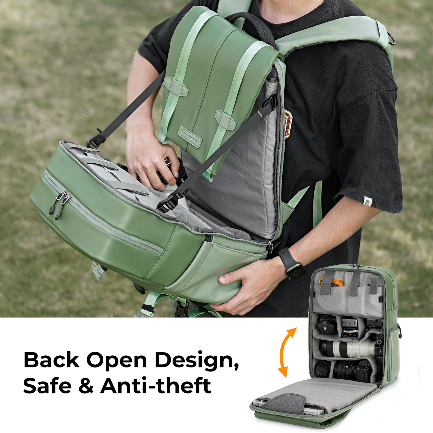 Backpack Kamera Camera Backpack Camera Bags for Photographers Large Capacity Camera Ca ...