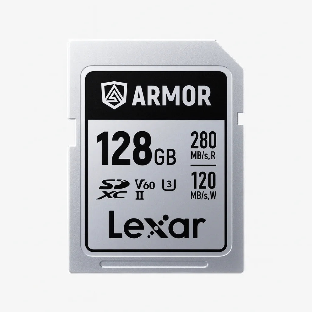 Lexar Armor Silver128GB Pro SDXC™ UHS-II Memory Card