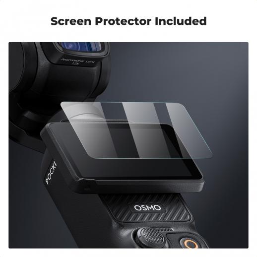 k&f DJI Osmo Pocket 3 1.2X Anamorphic Lens, Blue Streak Effect Widescreen Cinematic Lens, Magnetic Attach / Multi-Coated / Optical Glass