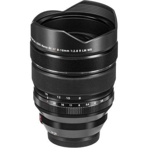 FUJIFILM XF 8-16mm f/2.8 R LM WR Lens Black