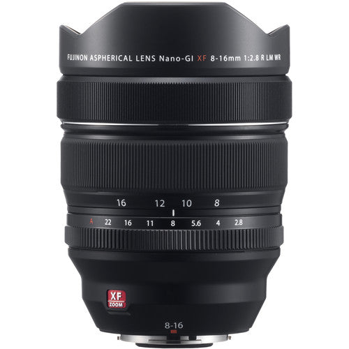 FUJIFILM XF 8-16mm f/2.8 R LM WR Lens Black