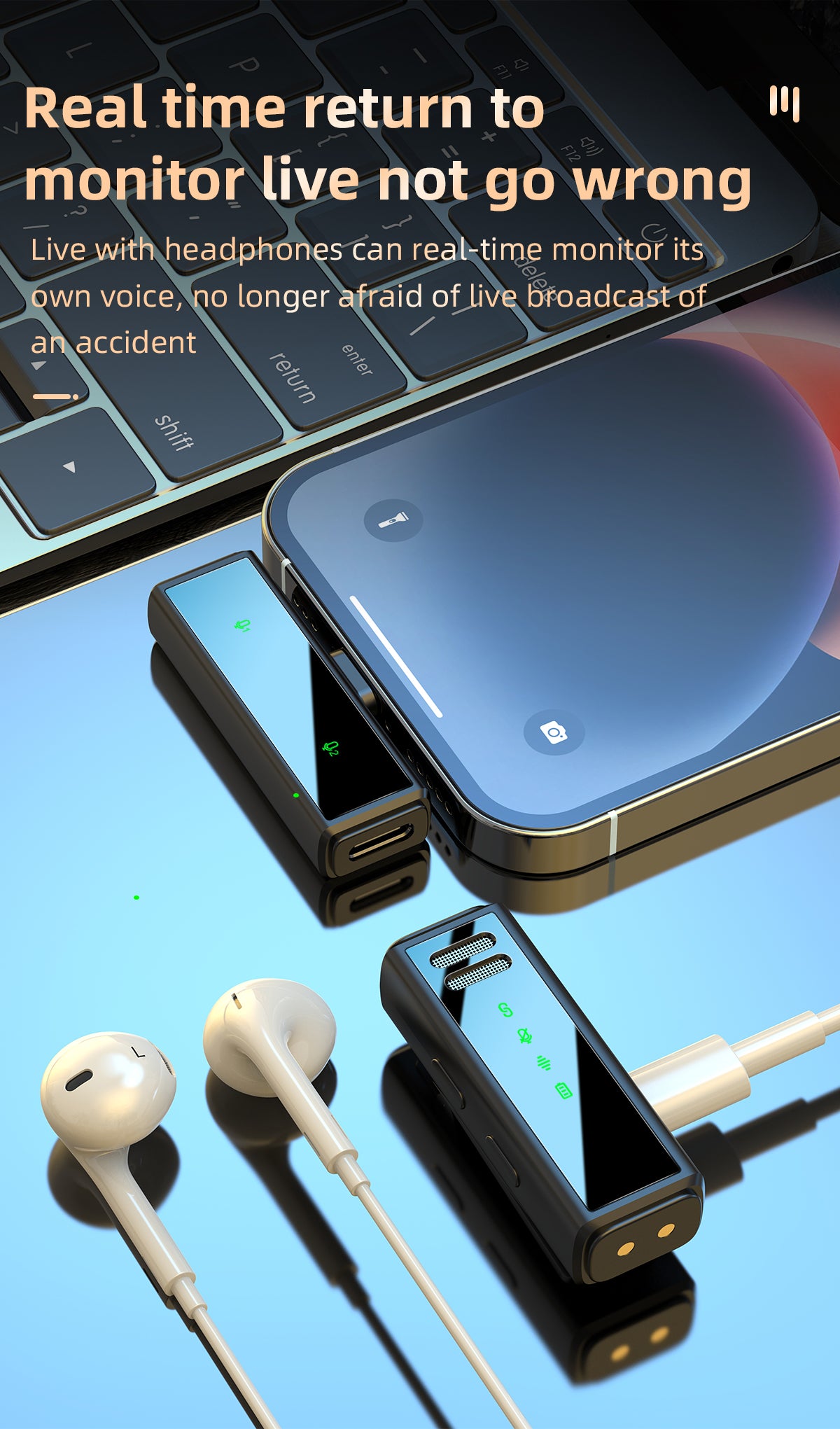 gm31 general wireless microphone iphone
