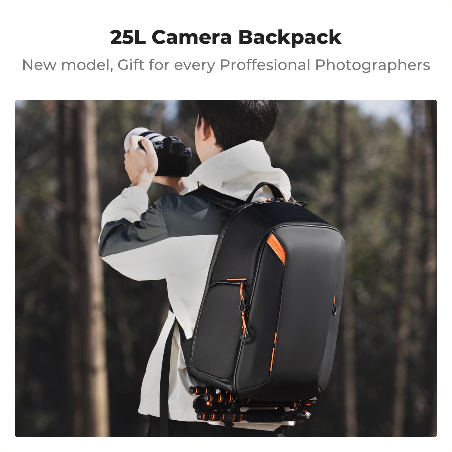 K&F Backpack 25L Nature Wander (Black)