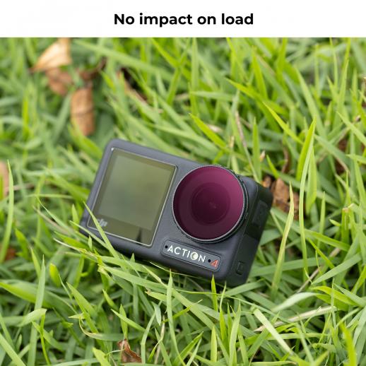 K&F DJI Osmo Action 4 / Action 5 PRO ND&PL Filter Kit ND8&PL + ND16&PL + ND32&PL + ND64&PL 4 Pack Optical Glass Filters