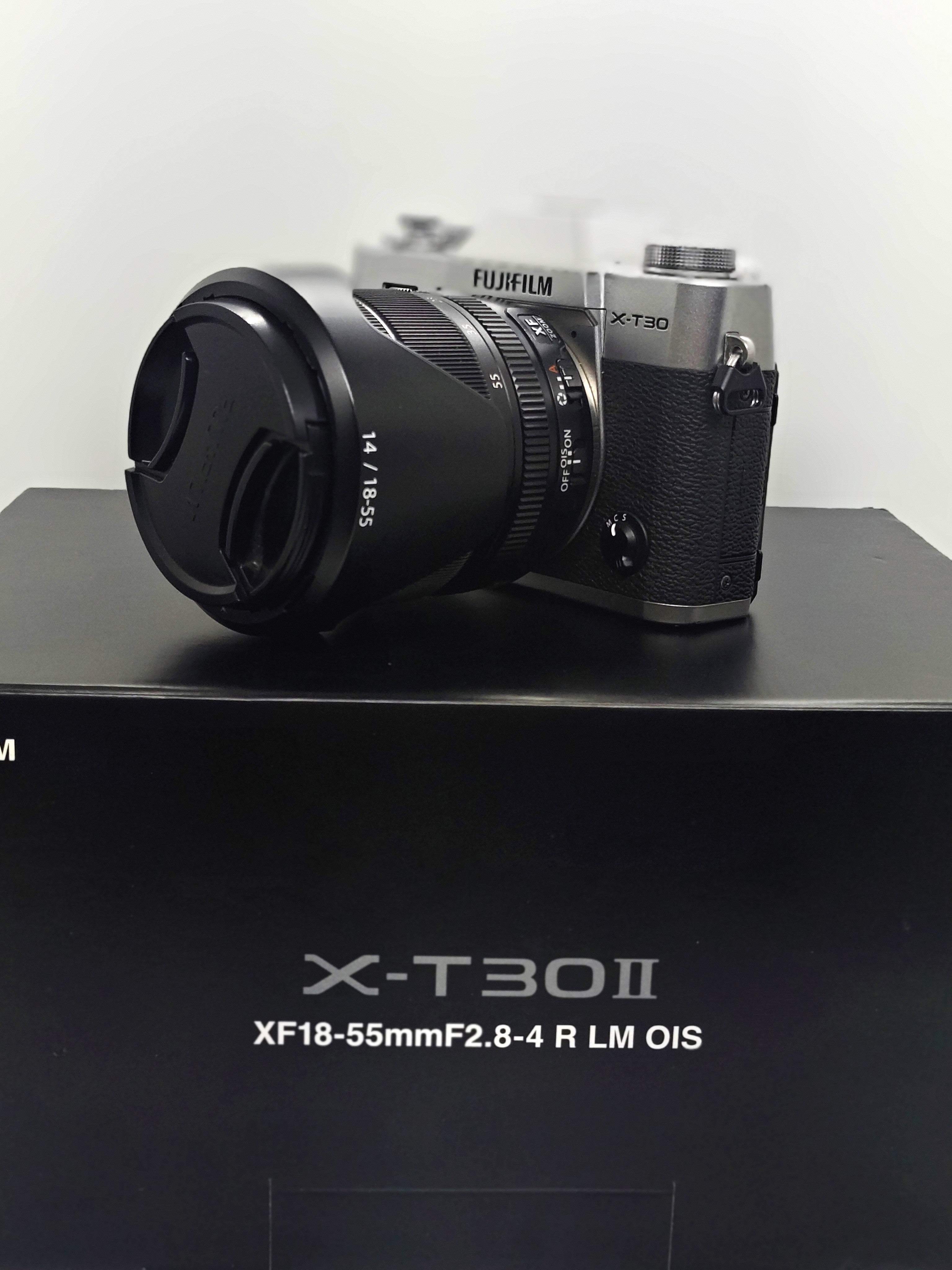 Fujifilm X-T30 II Mirrorless Camera with 18-55mm Lens (used silver)