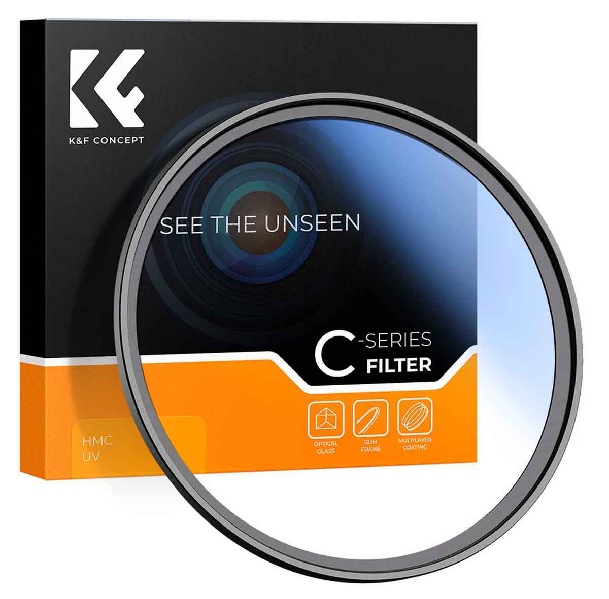 K&F UV Blue Multi-Coated Filter, Slim