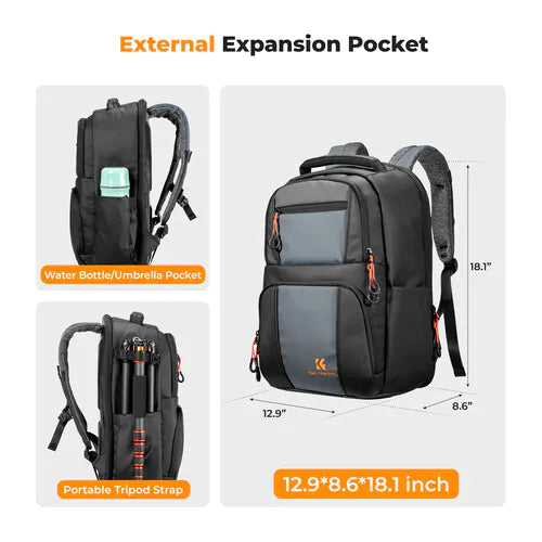 K&F Concept Beta Series Camera Backpack (30L, Black)