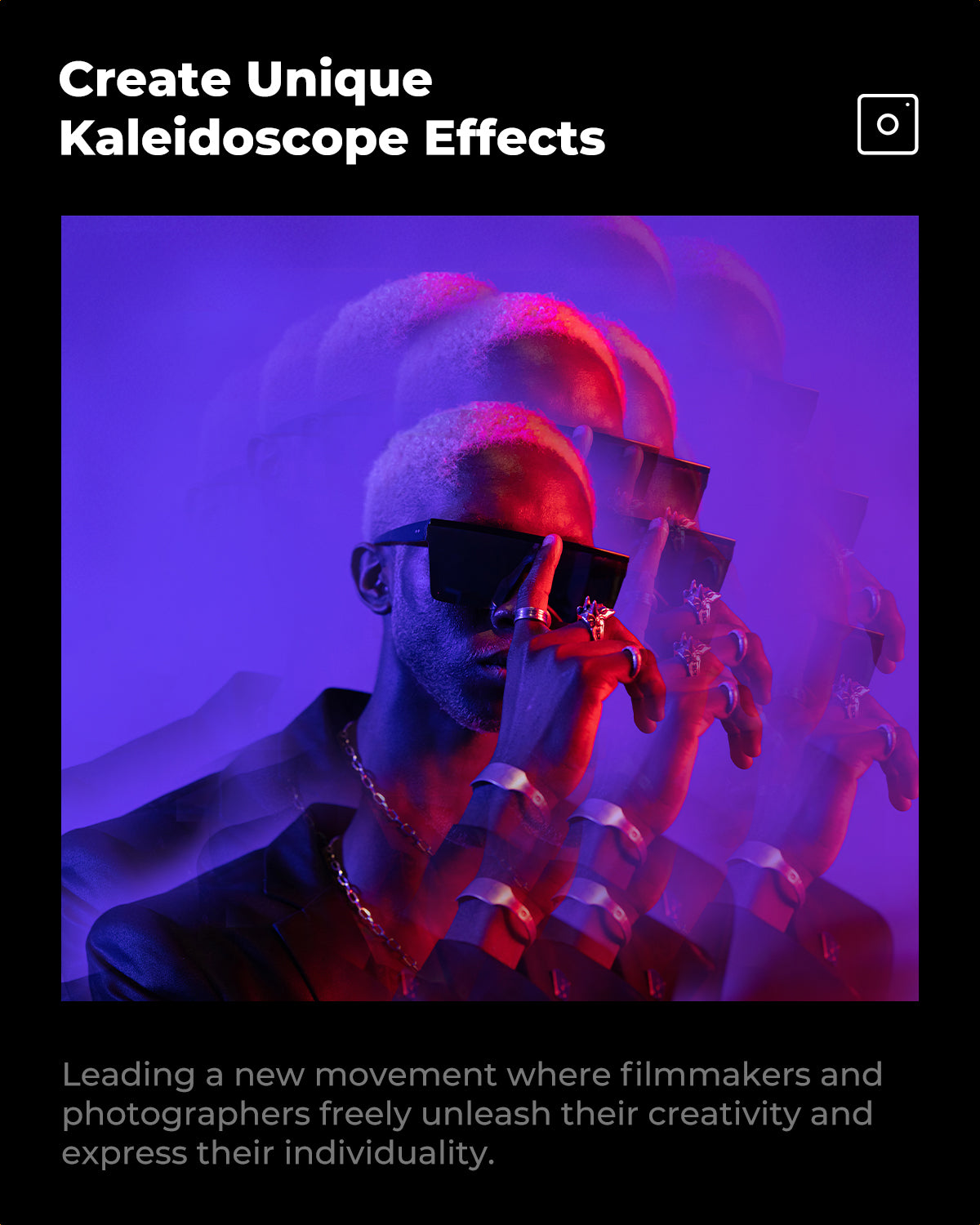 K&F 82mm Kaleidoscope Filter Special Effects Filter Nano B Series