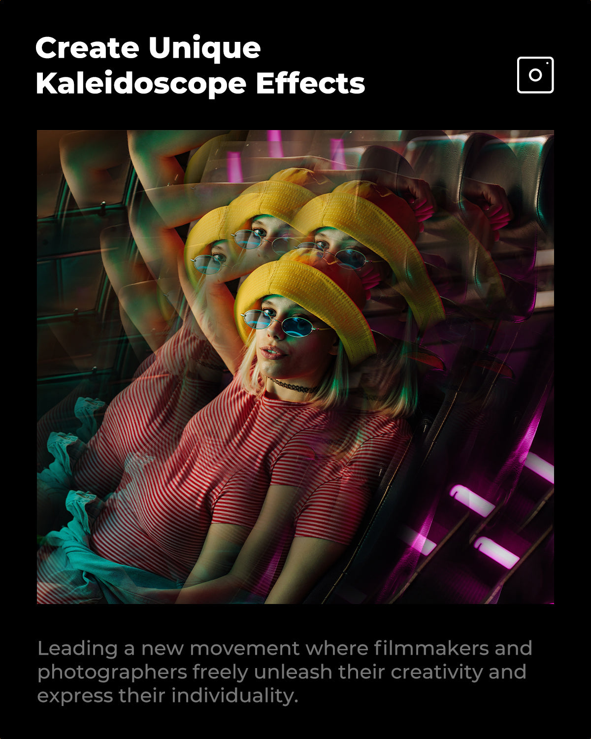 K&F 82mm Kaleidoscope Filter Special Effects Filter Nano B Series