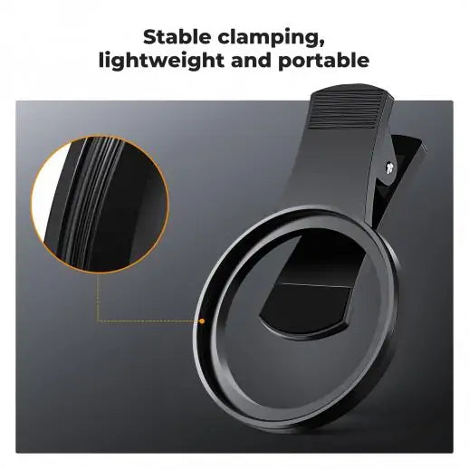K&F Concept 67mm Clip-on CPL & Black Mist 1/4 2-in-1 Phone Camera Lens Filter Kit, Compatible with All Smartphone Models (KF01.2900V2)