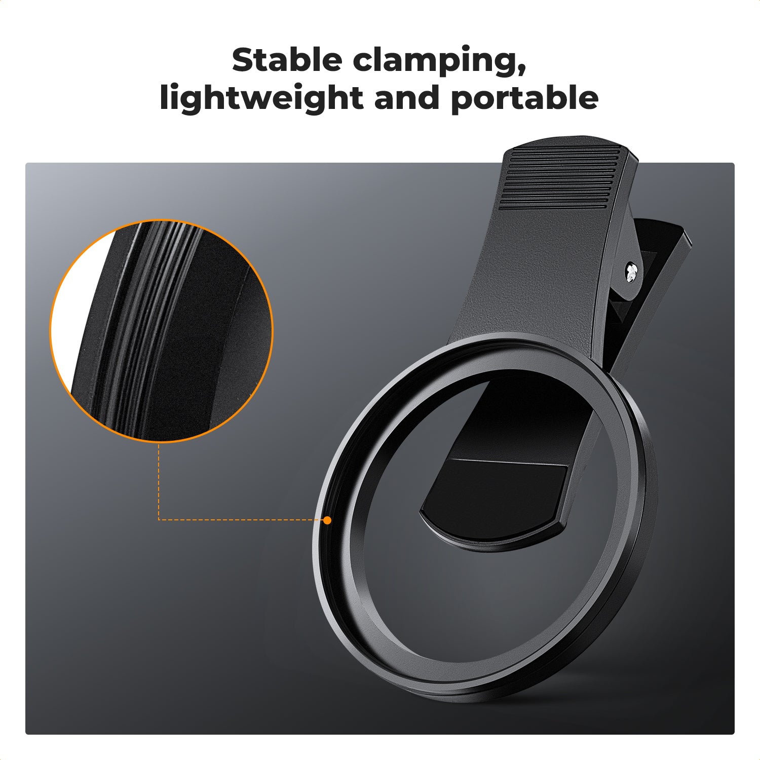 K&F Clip-on CPL&Black Mist 1/4 2-in-1 Phone Camera Lens Filter Kit Applicable to All Mobile Phone Models