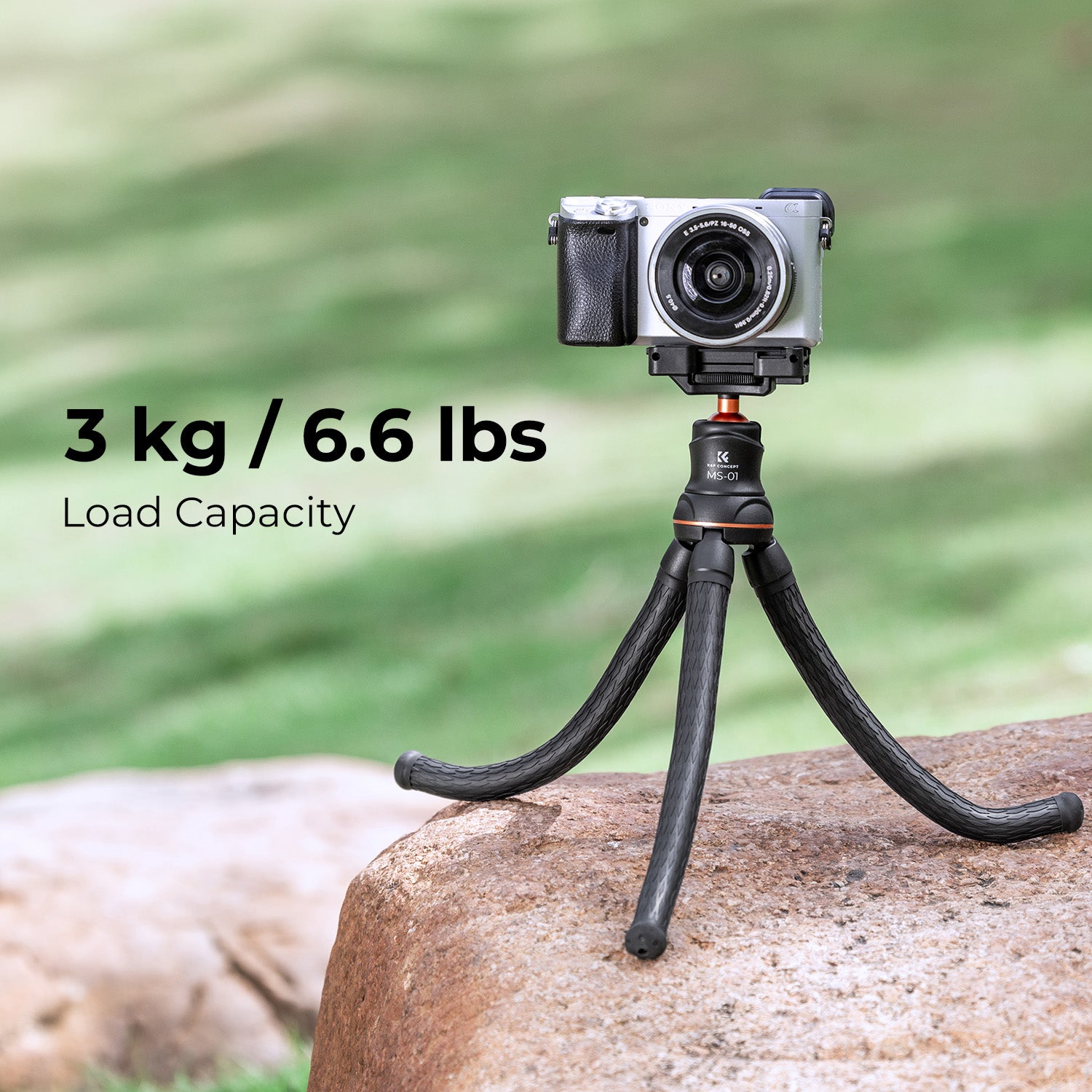 K&F Concept Camera Tripod Versatile Mini Flexible Phone Stand Phone Tripod Bluetooth Remote Contro