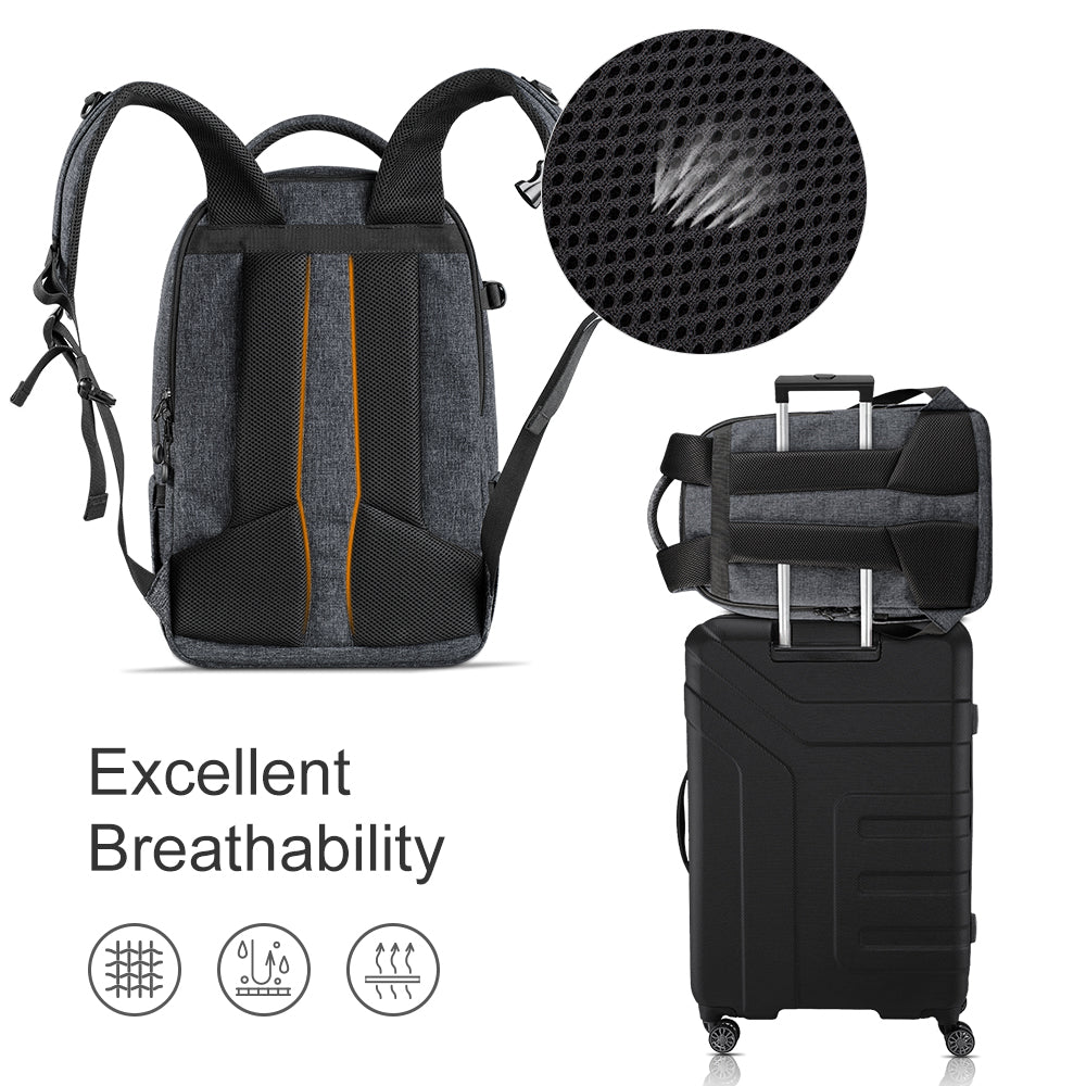 Camera Backpack Camera Bag Waterproof fits 15 inch Laptop/Tripod/Lenses Large Capacity Bag