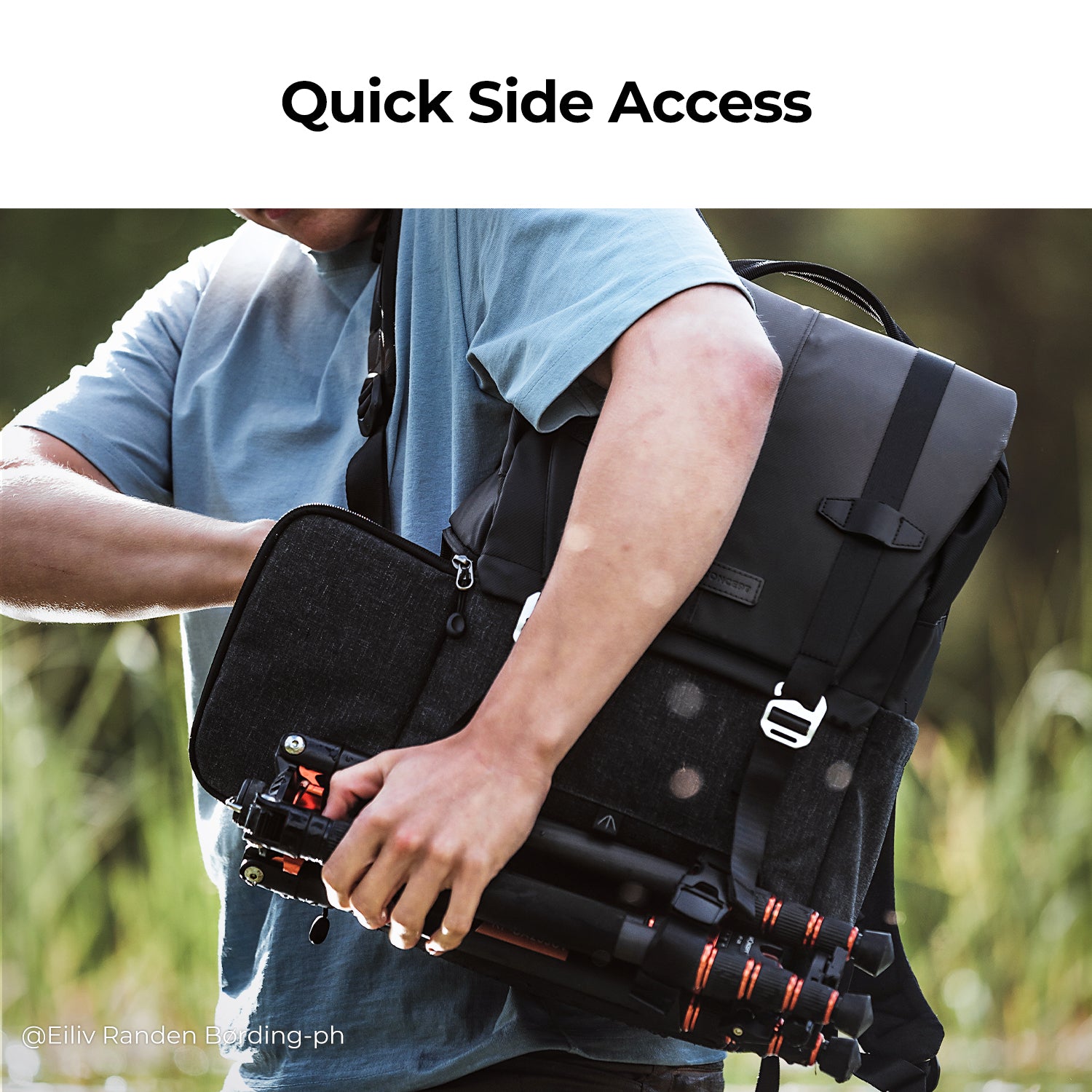 Camera Backpack Camera Bags for Photographers 20L Large Capacity Bag Cover 15.6 Inch Laptop Camera Cases with Raincover - Backpack 20L Urban Wander 01 (Grey)