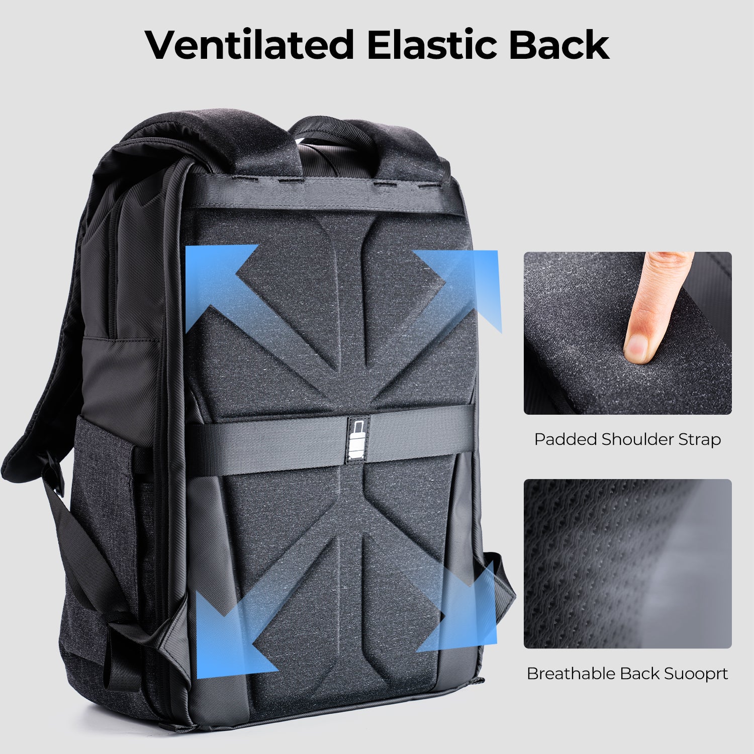 Camera Backpack Camera Bags for Photographers 20L Large Capacity Bag Cover 15.6 Inch Laptop Camera Cases with Raincover - Backpack 20L Urban Wander 01 (Grey)