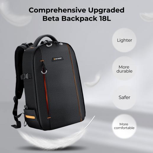 Camera Backpack 18L Nature Wander 05(Black Orange)