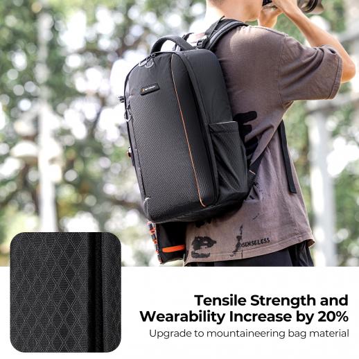 Camera Backpack 18L Nature Wander 05(Black Orange)
