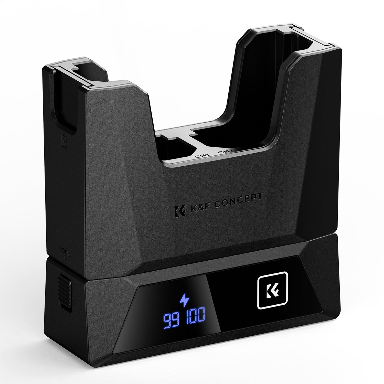 K&F Concept NP-FZ100 Charger 18W Dual Portable Battery Charger for Sony A7iii, A7iv, A7C, FX3, FX30, A9, A6600, A6700, ZV-E1, ZV-E10ii, Alpha 9, A9S, A7R III, A7R IV, A7R V