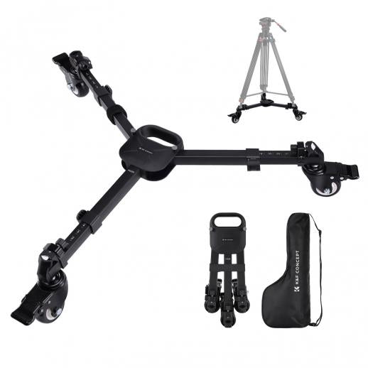 K&F Concept Photography Tripod Dolly, Heavy Duty with 3
