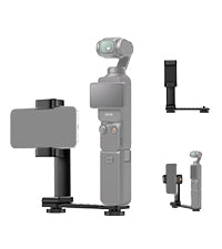 K&F Phone Holder for DJI Osmo Pocket 3, Cell Phone Mount Expansion Accessories with 1/4