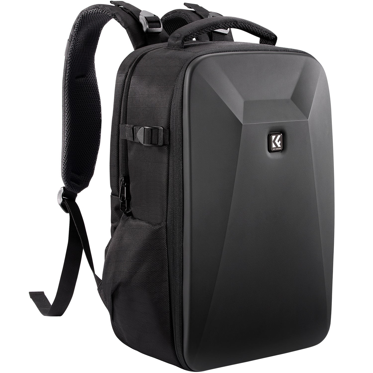 K&F Camera Backpack Hardshell  Photography Camera Bag with 15.6 Inch Laptop Compartment  Backpack 22L Nature Wander 10 (Black)