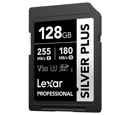 Lexar SD Silver Plus 255MB 128GB V30