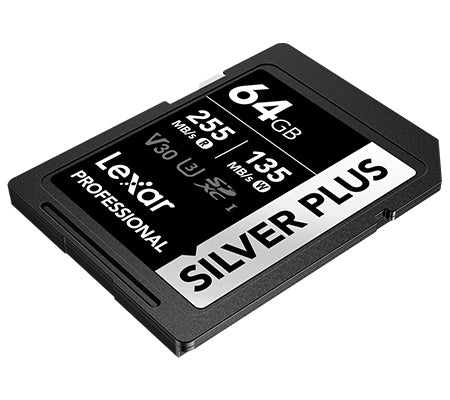 Lexar SD Silver Plus 255MB 64GB V30