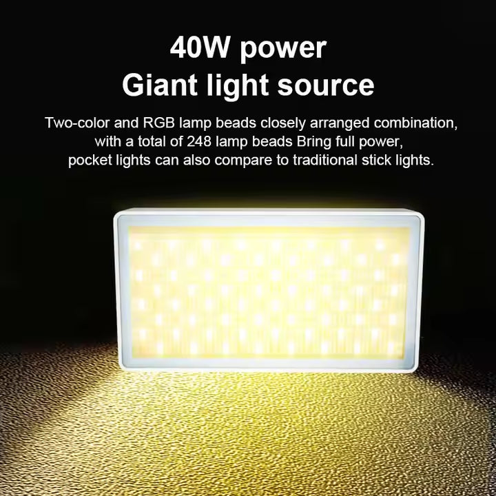 Mamen SL-PB 40R 40W RGB Full Color Led Video Light