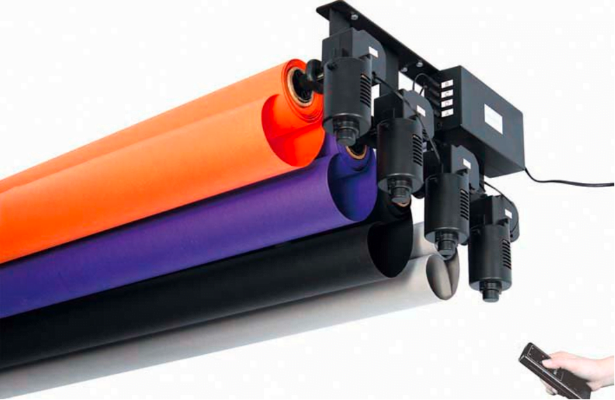 Nanlite BE-4R Motorised Background Kit 4 Roll with Wireless Remote Control