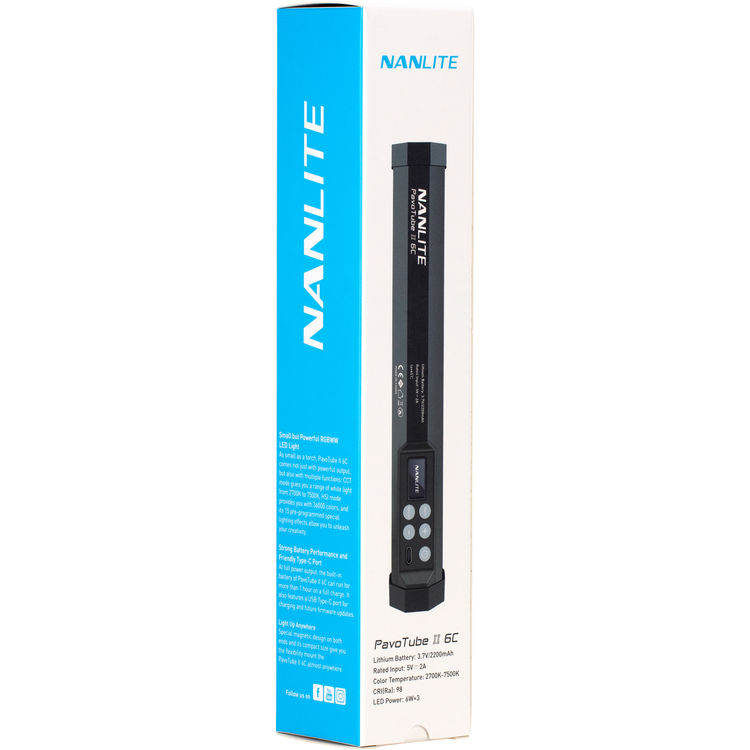 Nanlite PavoTube 6C II RGB LED Tube Light