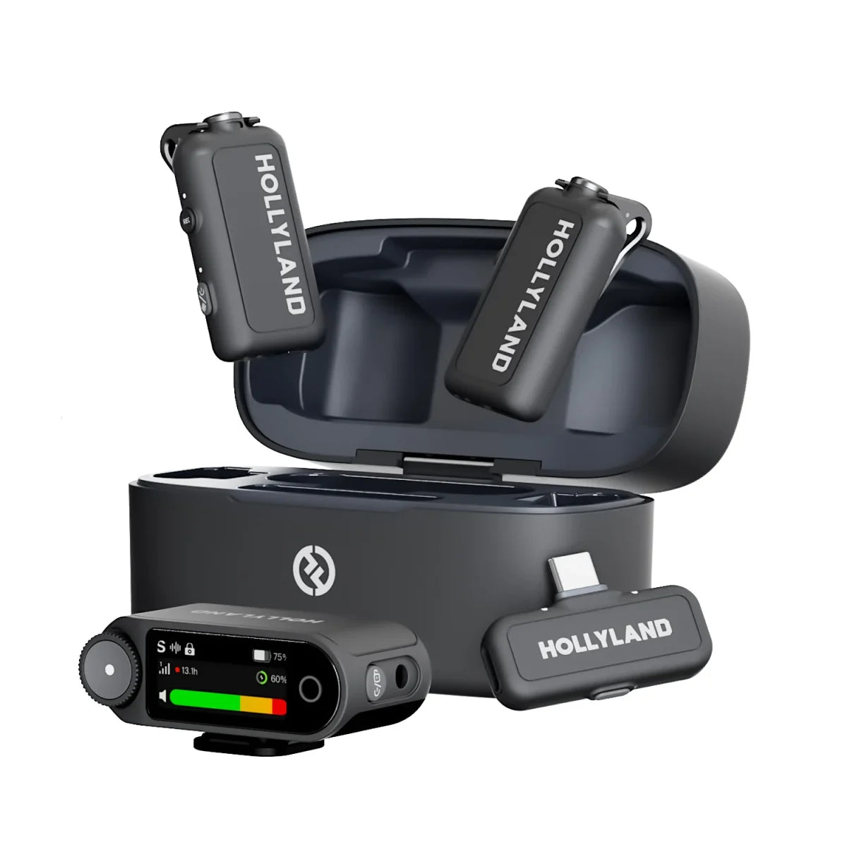 Hollyland Lark Max 2 Combo – 2-Person Wireless Microphone System