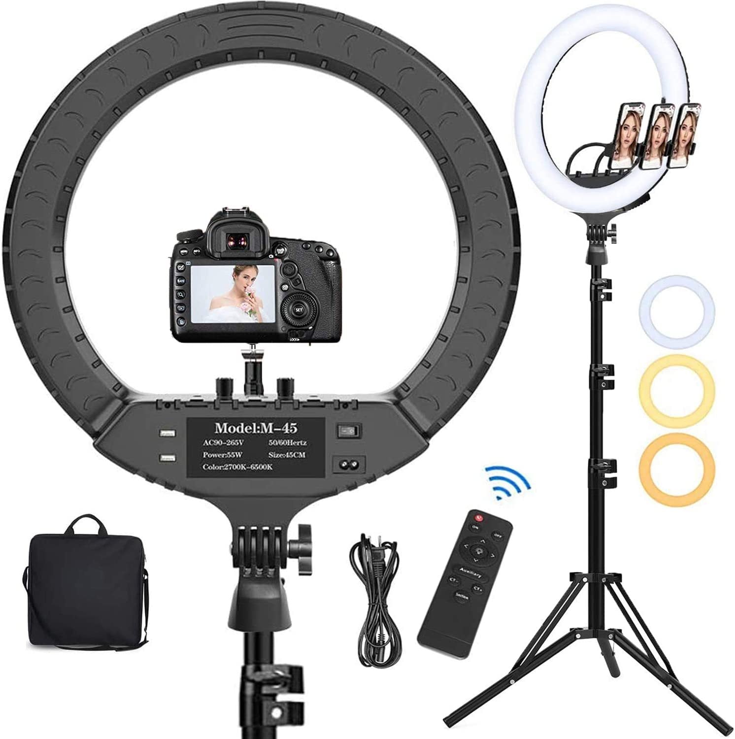 Vagner Pro RL-18 45cm Bi-Color LED Ring Light 55W