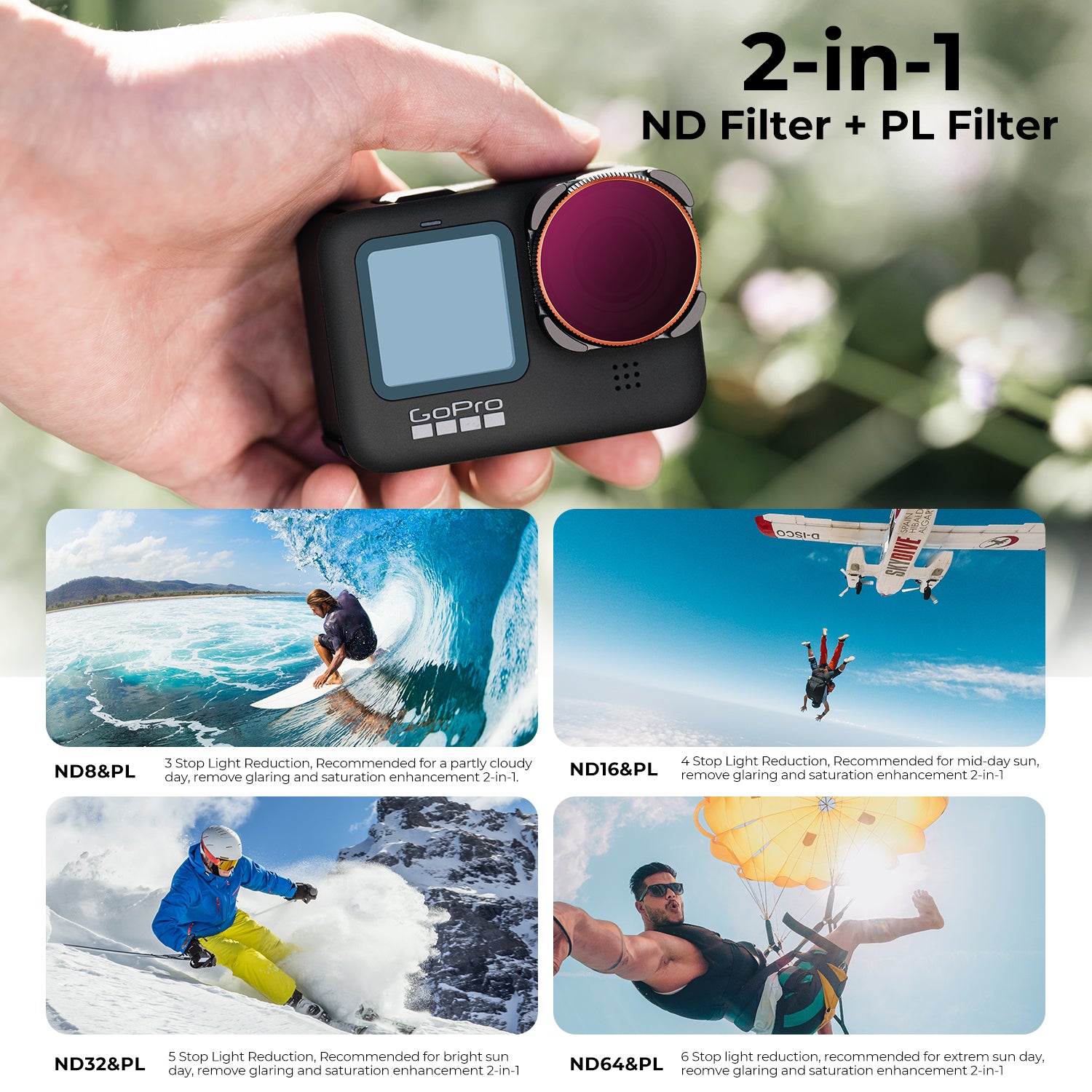 Action camera filters - DMT Stores