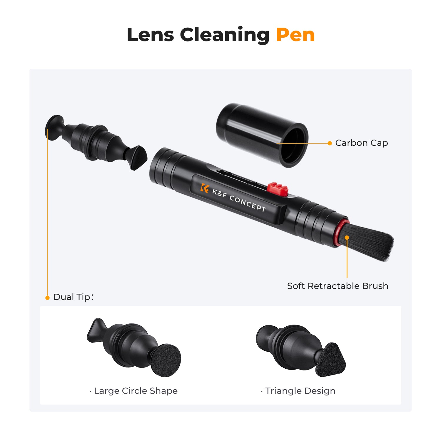 K&F Concept 9 in 1 Professional Camera Lens Cleaning Kit for Optical Equipment