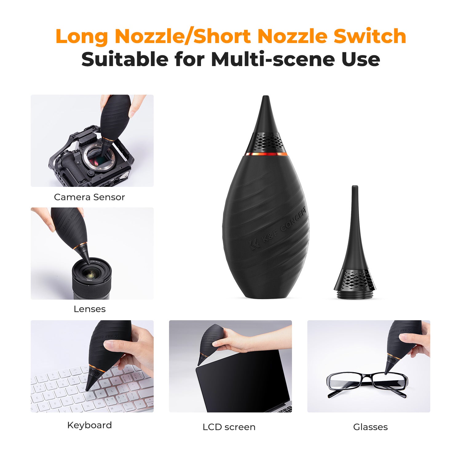 K&F Concept 9 in 1 Professional Camera Lens Cleaning Kit for Optical Equipment